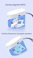 STERILIZZATORE LED UV PORTATILE x mascherine protettive ciucci ecc