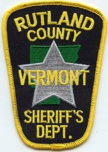RUTLAND COUNTY VERMONT VT SHERIFF POLICE PATCH