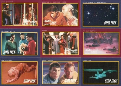 STAR TREK 25-ЛЕТИЕ СЕРИИ 1 1991 IMPEL ПОЛНЫЙ БАЗОВЫЙ НАБОР КАРТ 160 - Изображение 1 из 4