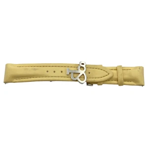 BRAND NEW JACOB & CO AUTHENTIC YELLOW POLY 20MM WATCH BAND W. BUCKLE FOR 40MM - Picture 1 of 4