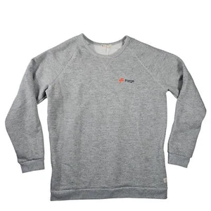 Sudadera Pullover Sherpa Para Hombre XL Gris Cuello Redondo Capa Marina, Logo Forja - Imagen 1 de 11