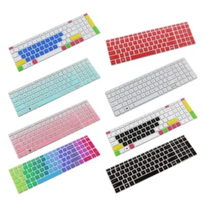 Keyboard Film Skin For Pavilion 15 cc707TX Keyboard Skin Colorful Silicone - Photo 1/16