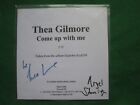 THEA GILMORE - COME UP WITH ME - CD PROMO SIGNED