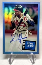 2023 Topps Archives KENNY LOFTON 1957 HIT STARS Autograph Blue #/25 No. 57HS-KL