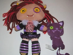 MONSTER HIGH STOFFPUPPEN PLÜSCH CLAWDEEN WOLF MIT HAUSTIER MATTEL G1 - Bild 1 von 2