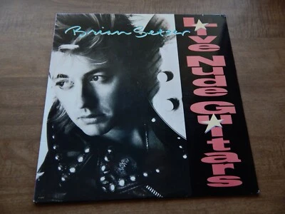 LP-BRIAN SETZER-Live Nude Guitars-1988-Nervous Breakdown, She Thinks I'm Trash - Image 1 of 4