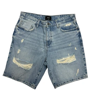 Forever 21 Slim Men's bermuda Jean shorts with pockets size 32 - Picture 1 of 8