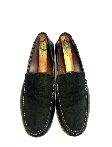 Mocassini slip on Warfield & Grand ""Jordan"" neri in pelle scamosciata da uomo S 11 5