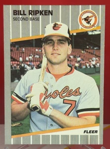 1989 Fleer #616 Bill Billy Ripken Card FF F**k Face Error BLACK BOX Orioles - Picture 1 of 1