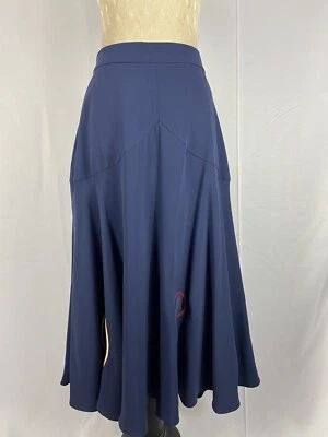 Falda midi de seda azul talla 16 ROKSANDA Foto 1 de 4