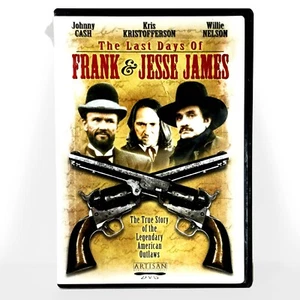 The Last Days of Frank &Jesse James (DVD, 1986)  Johnny Cash  Willie Nelson - Imagen 1 de 3