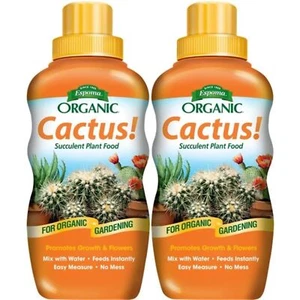 Espoma Organic Cactus! Succulent Plant Food, Liquid Concentrate, 8 oz (2 Pack) - Picture 1 of 7