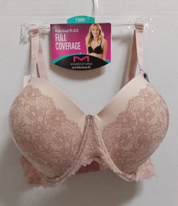 NWT Maidenform One Fabulous Fit Full Coverage Underwire Bra DM7549 Size 38D - Picture 1 of 3