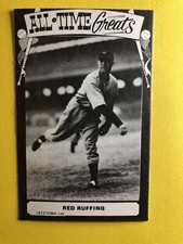 Red Ruffing All Time Greats Baseball TCMA 1973 RARE* Yankees  *Noles2148*