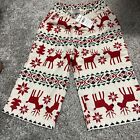 Hanna Anderson Holiday Reindeer Pajama Pant Size 2