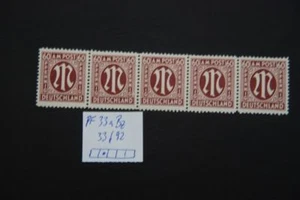 Alliierte Besetzung Bizone Am Post Spezial 33a Bz PF 33 f 92 postfrisch - Picture 1 of 2