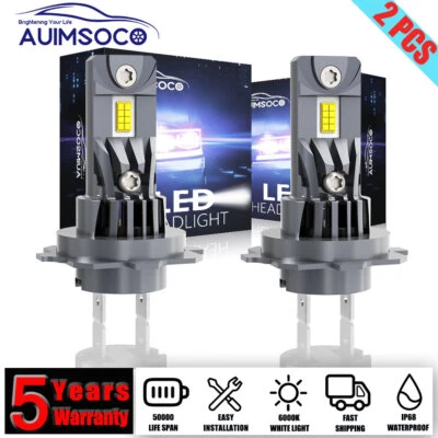 For Freightliner Sprinter 2500 3500 Van 2002-2021 LED Headlight Bulbs Kit 4x H7 - Image 1 of 4