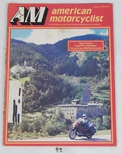 AMERICAN MOTORCYCLIST Magazine Jan 1985 AMA Europe Castle Tour Bike Cover Issue - Picture 1 of 11