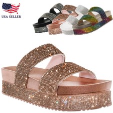 bamboo bonus wedge sandal