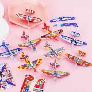 20Pcs Mini DIY Hand Throw Flying Glider Planes Foam Airplane Toys Kids Birthday - Picture 1 of 7