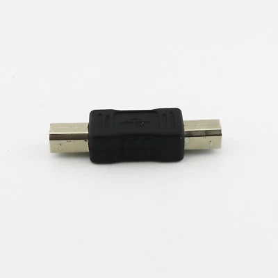 USB 2.0 Type B Male Plug to USB B Male Printer Port Converter Adapter Straight - Image 1 of 4