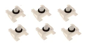 Land Rover Range 03-12 Body Door Moulding Clip Set x6 DYC000091 New - Picture 1 of 1