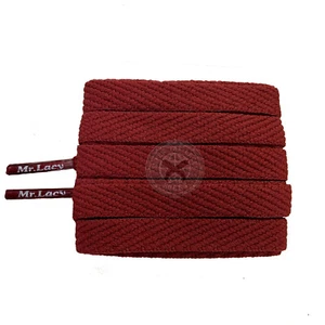 Mr Lacy Flatties - Burgundy Shoelaces (130cm Length | 10mm Width) - Picture 1 of 1