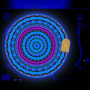 Nelia Turntable Slipmat GLOW BLACKLIGHT 12 inch for DJ Vinyl LP - Picture 1 of 2