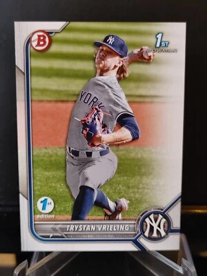 Trystan Vrieling 2022 1st Bowman Draft 1st Edition #BD-43 - New York Yankees - Image 1 of 2