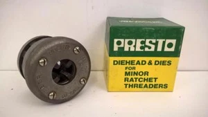 Nuevo troquel y troqueles de trinquete Presto para rosca de trinquete menor 1/4" BSP 151-1 * - Imagen 1 de 4