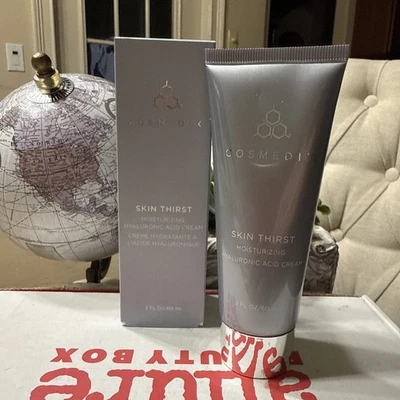 Cosmedix Skin Thirst Moisturizing Hyaluronic Acid Cream 2oz / 60mL -New & Sealed - Image 1 of 4