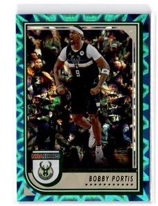 2022-23 Hoops Bobby Portis #48 Teal Explosion Milwaukee Bucks - Picture 1 of 2