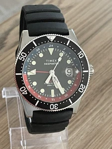 TIMEX Deepwater GMT TW2W75000 Men’s Watch, 40mm Face, Sapphire Crystal - Picture 1 of 16