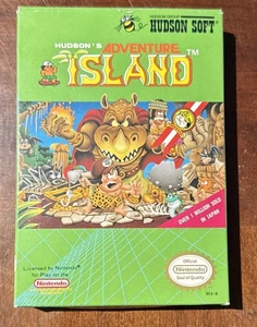 Adventure Island Nintendo NES Hudson Soft komplett in Box CIB original - Bild 1 von 13