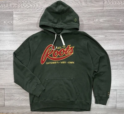 Roots x OVO Herbst 2017 Herren Hoodie Green Drake October’s Very Own Gr. M - Bild 1 von 4