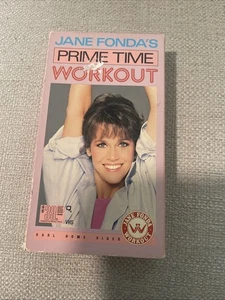 Jane Fonda's Prime Time Workout (VHS 1984) Exercise VHS Aerobics RARE - Picture 1 of 3