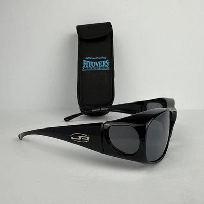 Gafas Jonathan Paul® Fitovers Element 001 negras/grises polarizadas UV400 64-12-15 Foto 1 de 4
