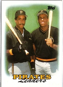 1988 Topps - Líderes de equipo Barry Bonds, Bobby Bonilla #231 - Imagen 1 de 2