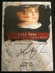 2015 Breygent American Horror Story Asylum Lily Rabe Autogrammkarte - Bild 1 von 2