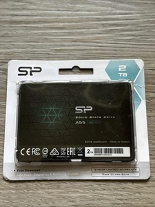 Silicon Power 2.5" 7 mm A55 2TB SSD 3D NAND SLC Cache Performance Boost SATA III - Afbeelding 1 van 2