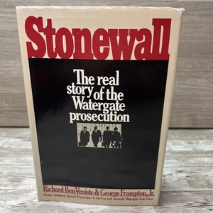 SIGNED!! Stonewall, the Real Story of the Watergate Prosecution 1977 1st Edition - Imagen 1 de 19