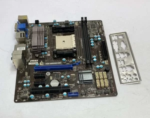 Placa madre MSI MS-7721 VER: 1.3 / FM2-A85XMA-E35 Socket FM2 con placa posterior - Imagen 1 de 4