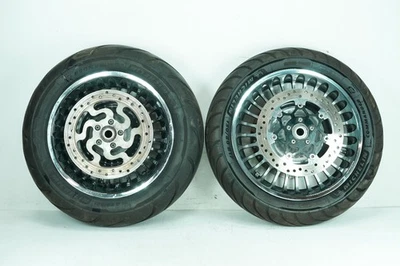 Harley Touring Electra Glide Ultra 2012 OEM llanta delantera y trasera neumático 16" 17" Foto 1 de 4