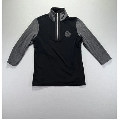 Ralph Lauren RL Active Mujer Negro Gris 1/4 Cremallera Pullover Sudadera Talla S Foto 1 de 4