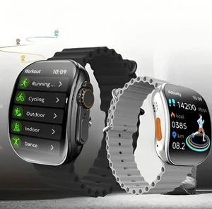 TZ Smart Watch With Curved Touchscreen, Compass Pedometer Calls 100+ Sport Mode - Photo 1 sur 6
