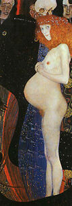 Hope 22x30 Gustav Klimt Art Deco Print Art Deco Klimt Hand Numbered Edition