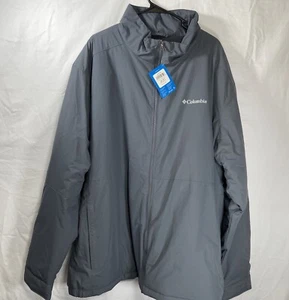 Columbia Jacket Mens Size 4X Grey Winter Coat NWT XXXXL - Picture 1 of 6