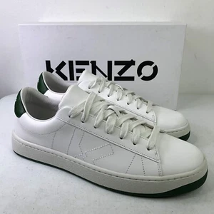 Kenzo Herren Kourt K Logo Lederflasche grüne Turnschuhe $ 340 - Bild 1 von 9
