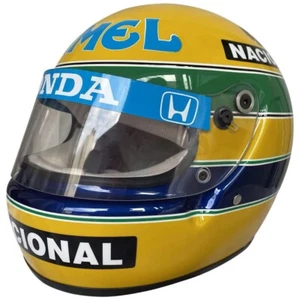 CASCO CAMEL AYRTON SENNA 1987 (TALLA COMPLETA - ESCALA 1/1) NUEVO - Imagen 1 de 2
