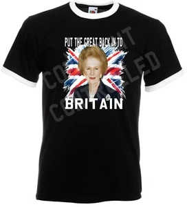 Margaret Thatcher T-Shirt British Great Britain Reform Political Tory Politics - Picture 1 of 4